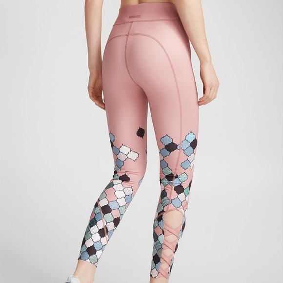 Simons I.FIV5 Pink Patterned Leggings - Picture 2 of 12